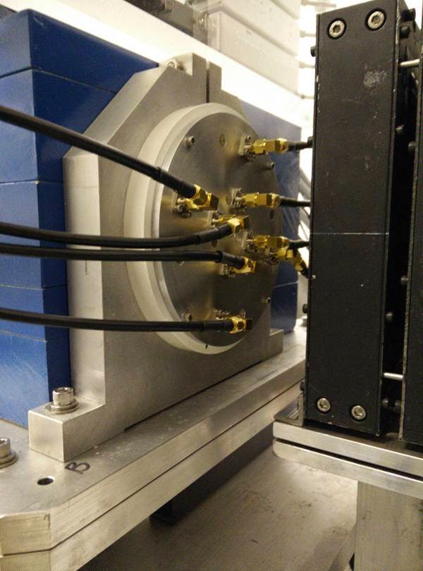 photo 1 of active collimator installed in the 5mm collimator position